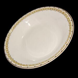 Cleveland China G.H.B. Co. 720 18K Gold Greek Key Rim 5" Bowls Set of 4